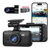 Miofive S1-Pro Dashcam für vorne und hinten, 4K+2K Dual-Dashcam für Autos, mit einer kostenlosen 32 GB microSD-Karte
